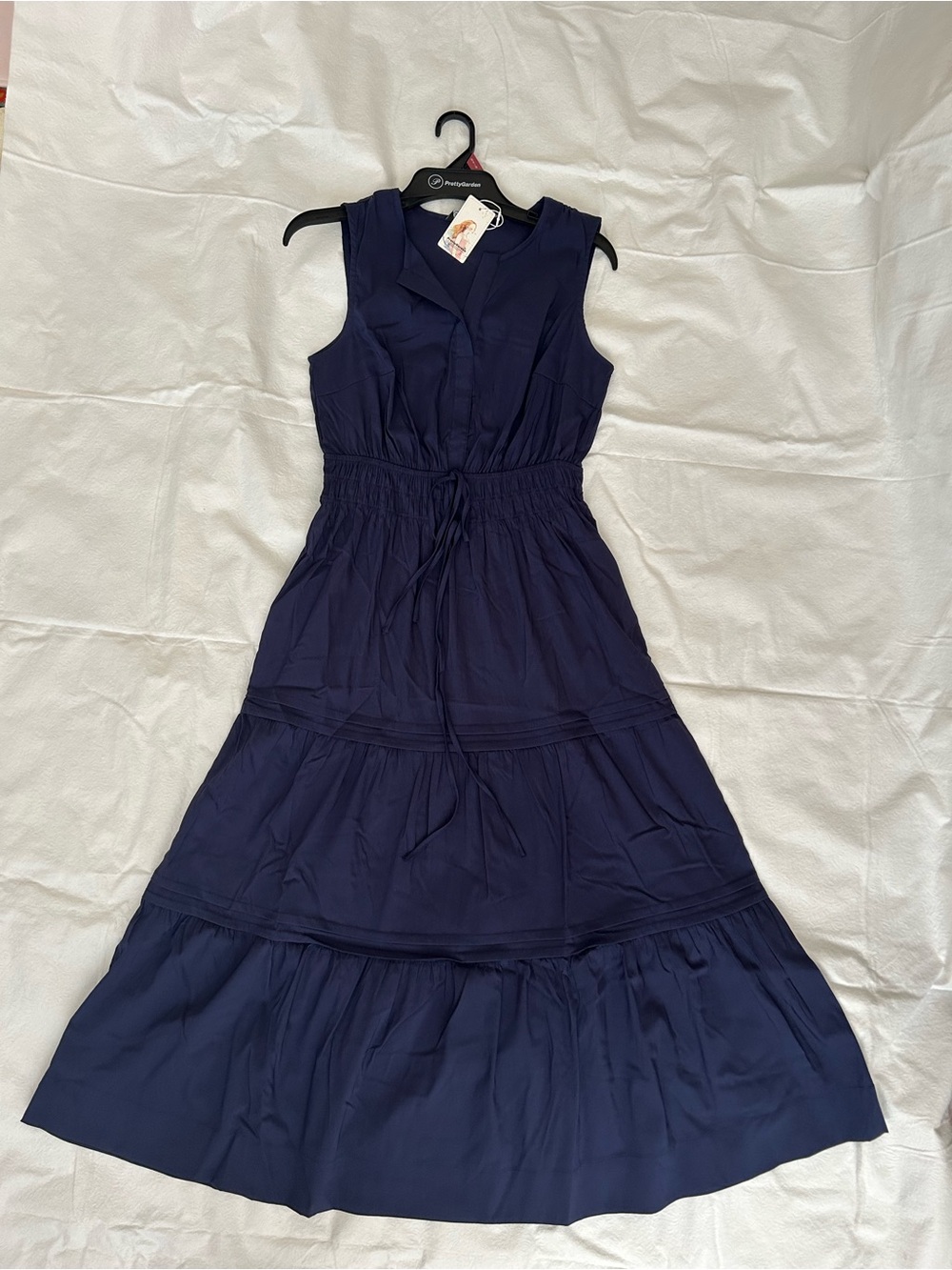 Navy pg maxi dress